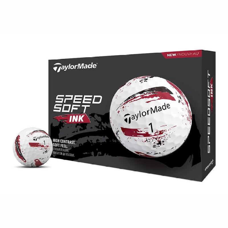 Doos met 12 Taylormade SpeedSoft Ink Golfballen