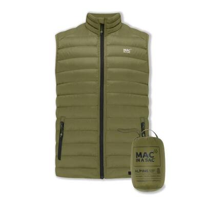 Mouwloos donsjack mac in a sac alpine