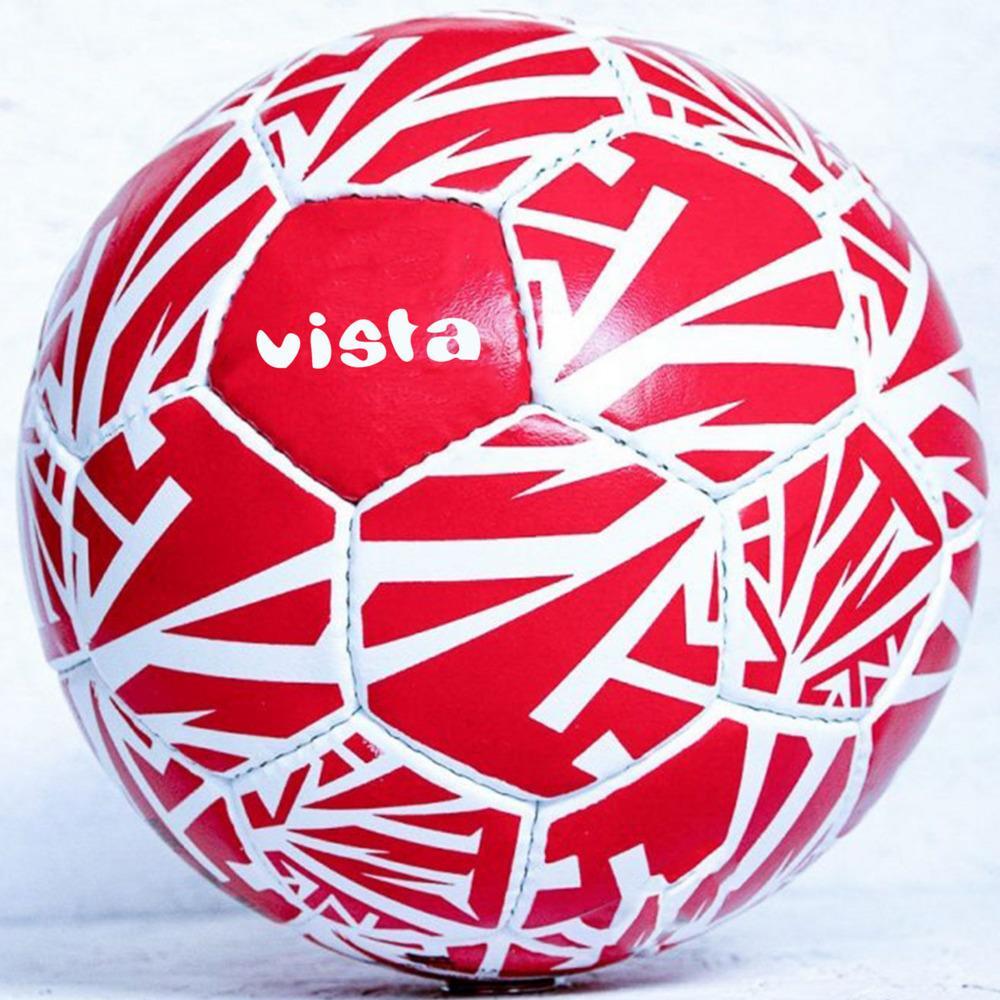 Bola de futebol responsable tornado vermelho vista