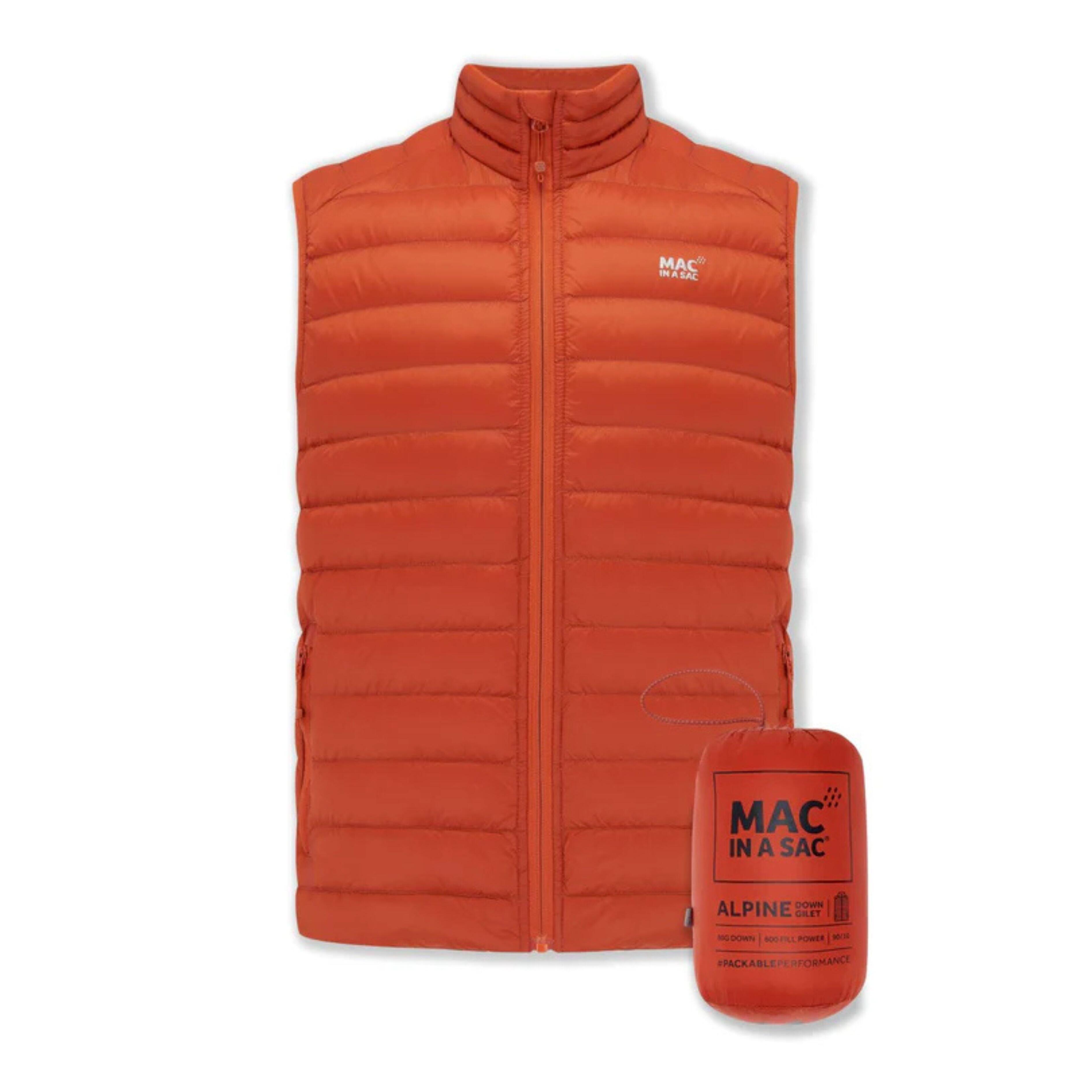 Mac In A Sac - Doudoune Sans Manche Mias Alpine Homme - Gilet De Pêche - Orange - 52 2xl - Decathlon