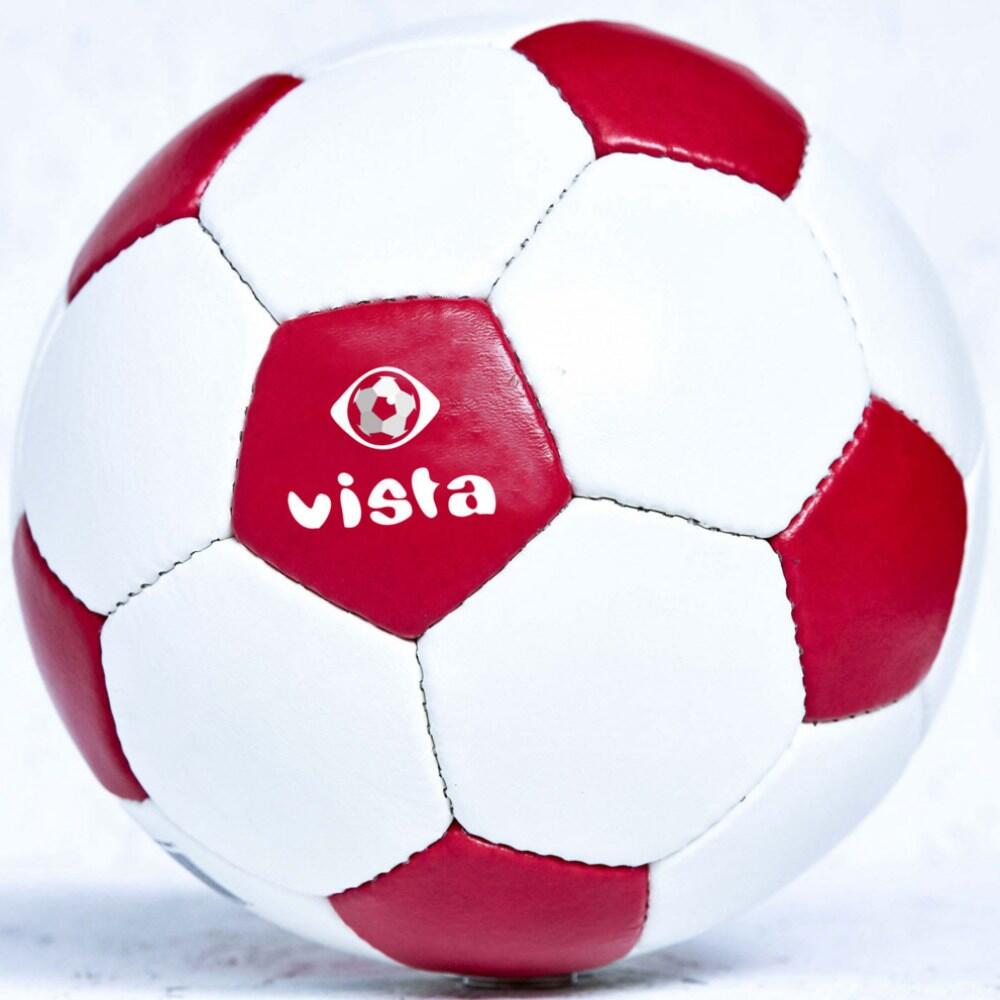 VISTA Milieuverantwoorde Vista Retro-voetbal, Kleur: rood