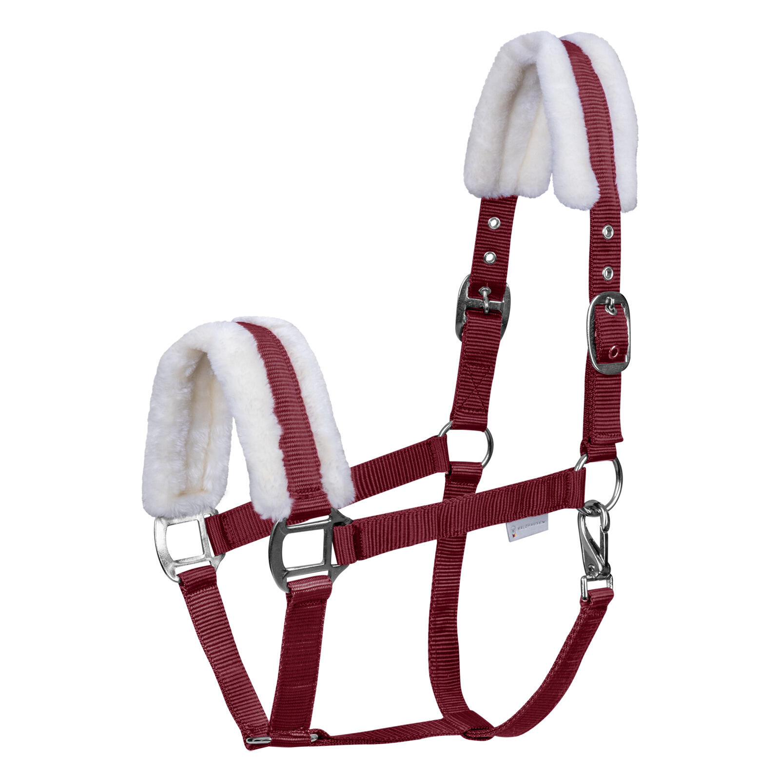 Waldhausen - Licol Pour Poney Avec Fourrure Waldhausen First - Licol - Marron|rouge - Ps - Decathlon