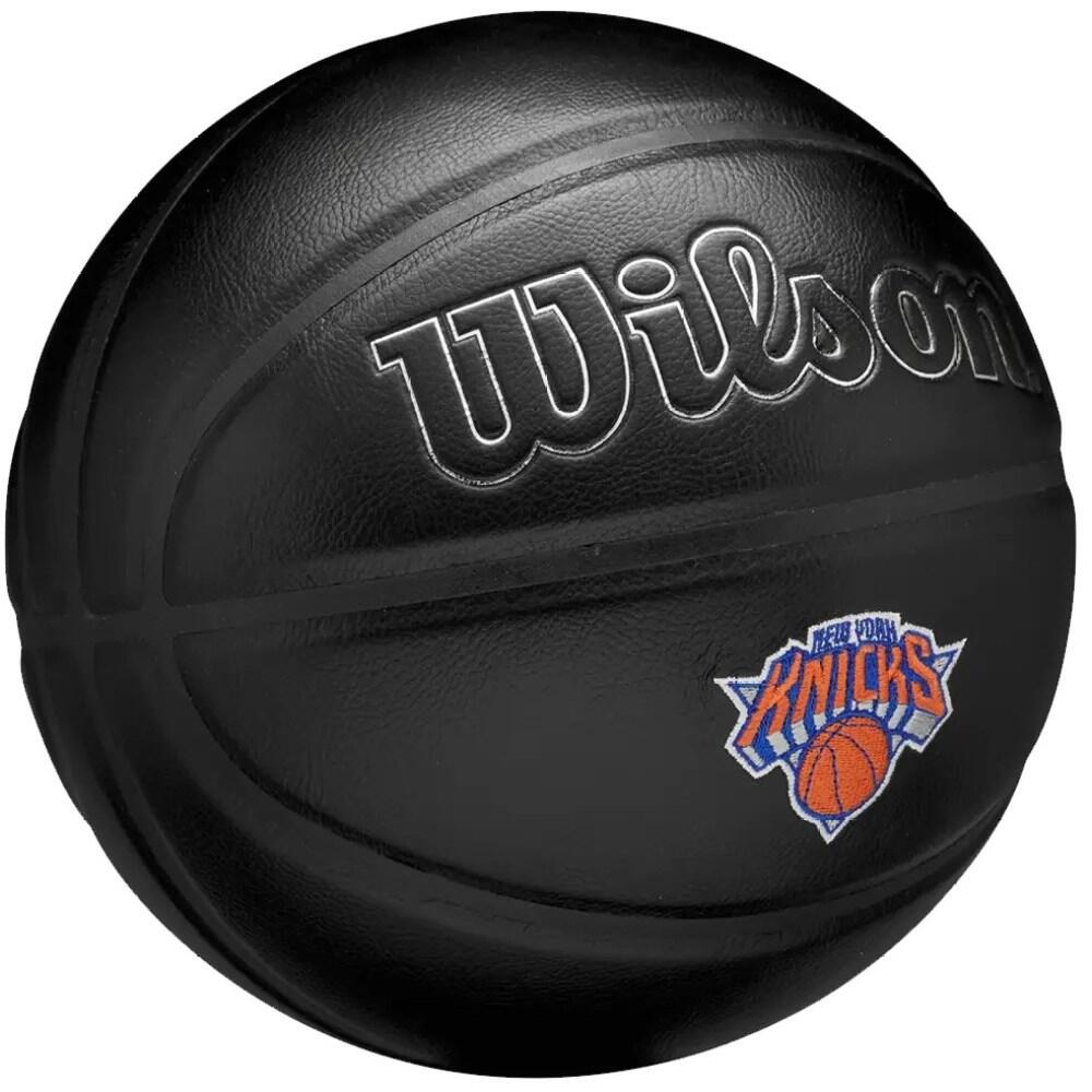 Balón de Baloncesto NBA Team Premiere Diseño New York Knicks Negro 3/4