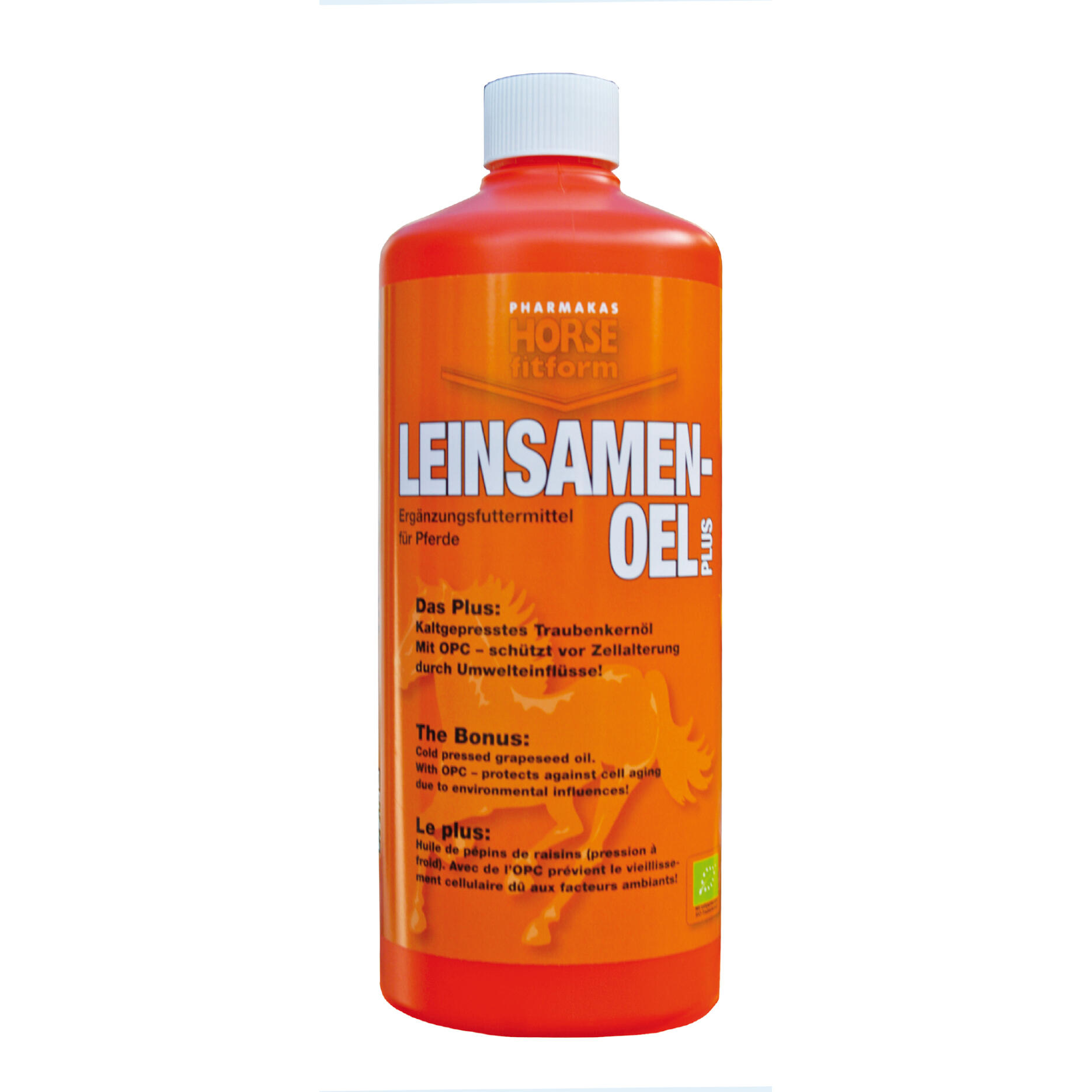 HORKA Olio di lino per cavalli Horka Plus