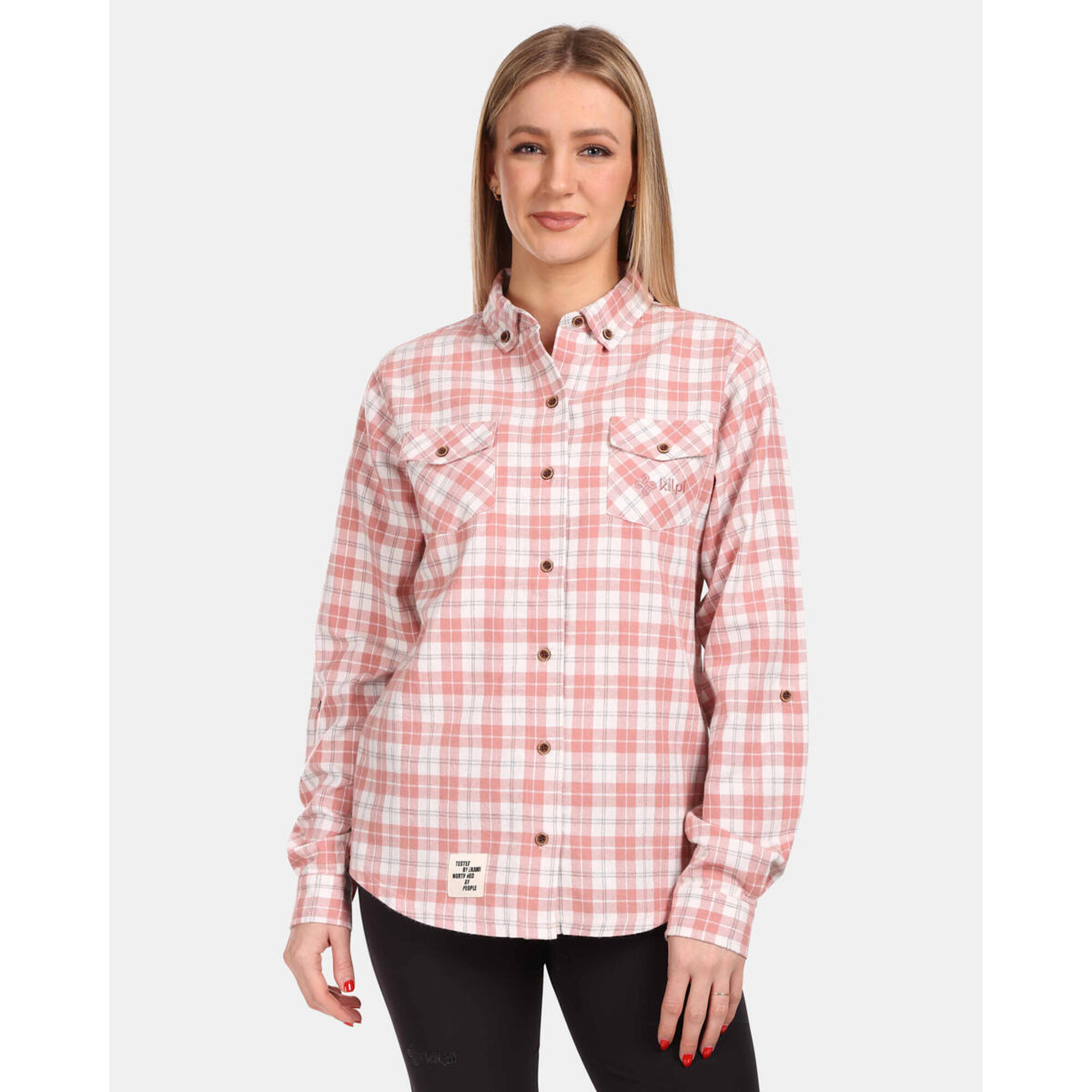 Kilpi - Chemise En Flanelle Pour Femmes Kilpi Flanny-w - Chemise Manches Longues - Rose - 38 S - Decathlon