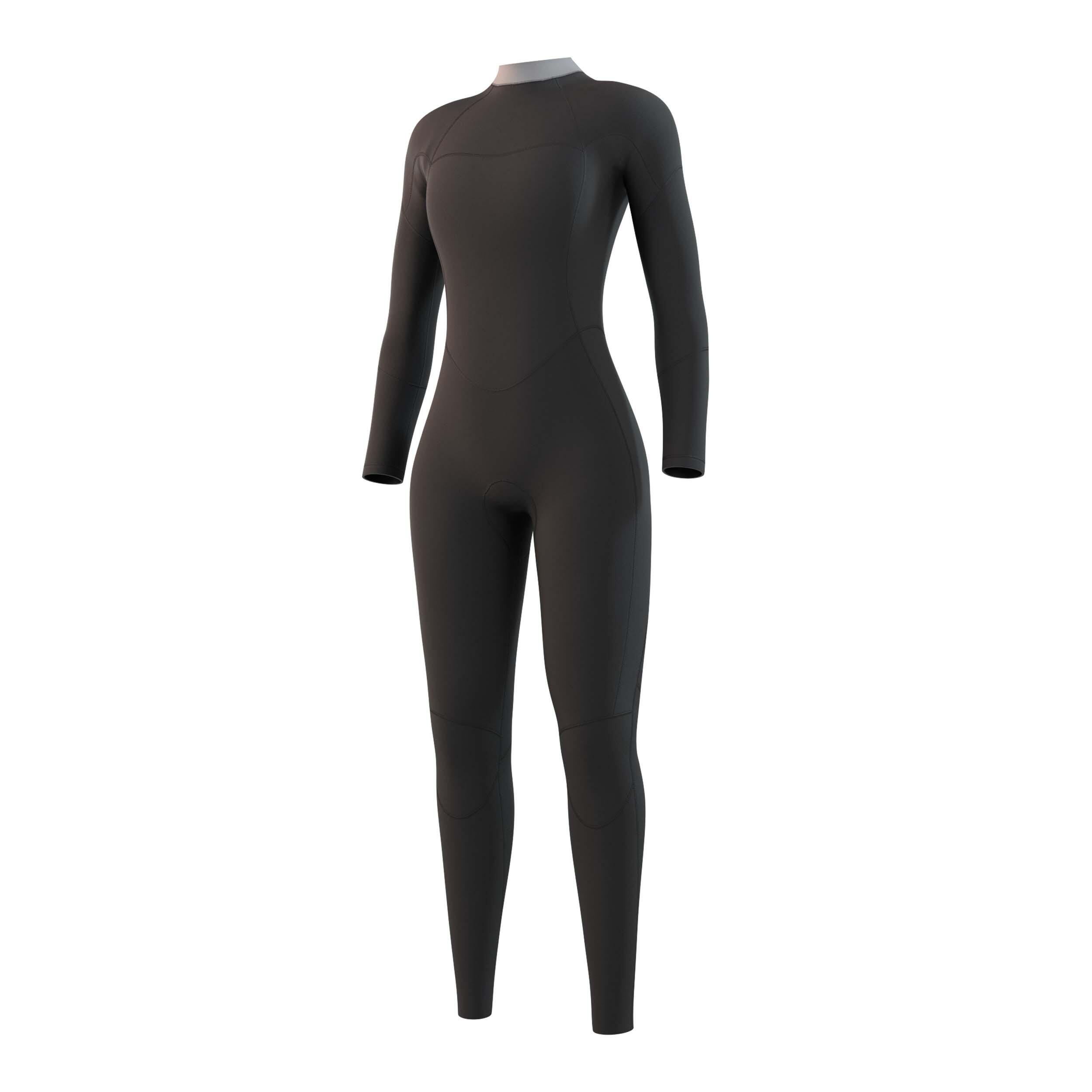 Mystic Neoprenanzug Brand Fullsuit Bzip Flatlock Women 3/2 Damen Langarm 449-Nig 4/5