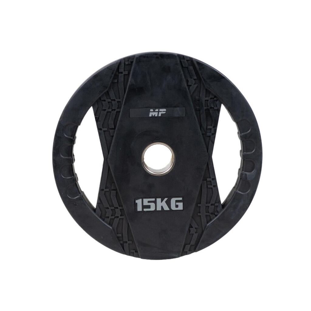 Weight Plate with Handles - Rubber - 15 kg