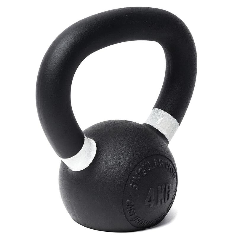 Kettlebell En Fonte 10LB (4,5 Kg) - Noir - Magshion - Équipement Musculation Maison