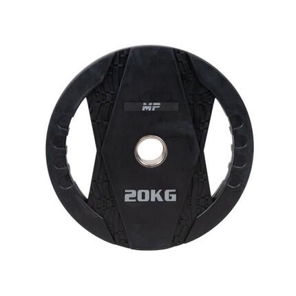 Hantelscheibe mit Griffen – Gummi – 20 kg