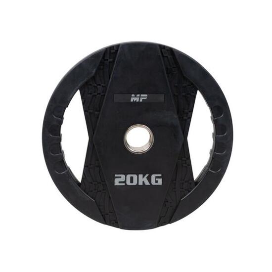 Disco Pesi con Maniglie - Gomma - 20 kg