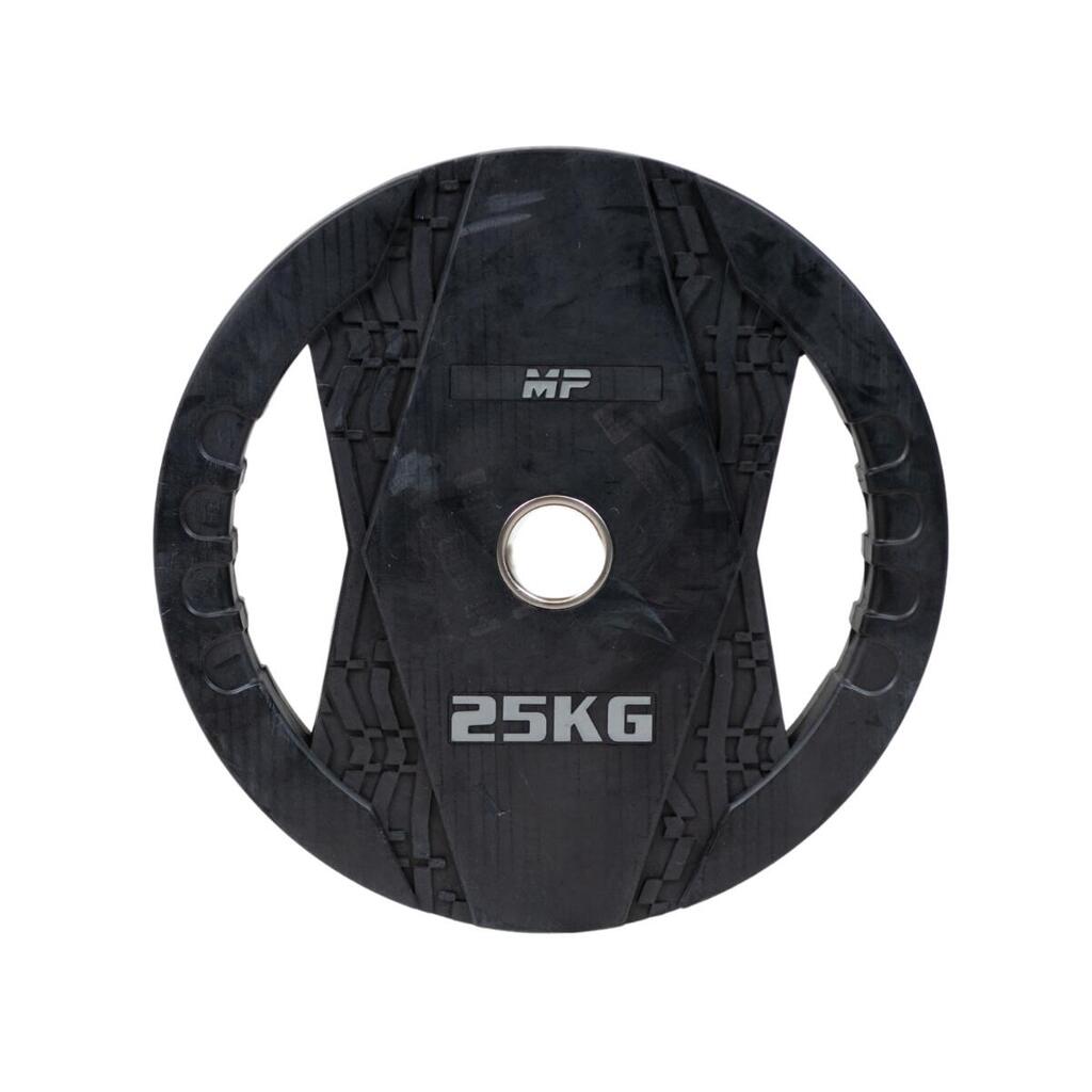 Weight Plate with Handles - Rubber - 25 kg