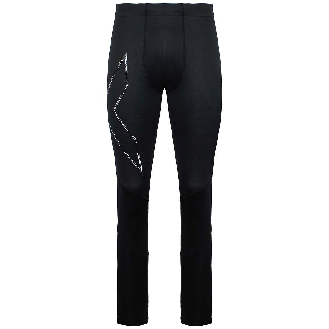 2XU Ignition Shield Compression Mens Black/Silver Tights | Decathlon