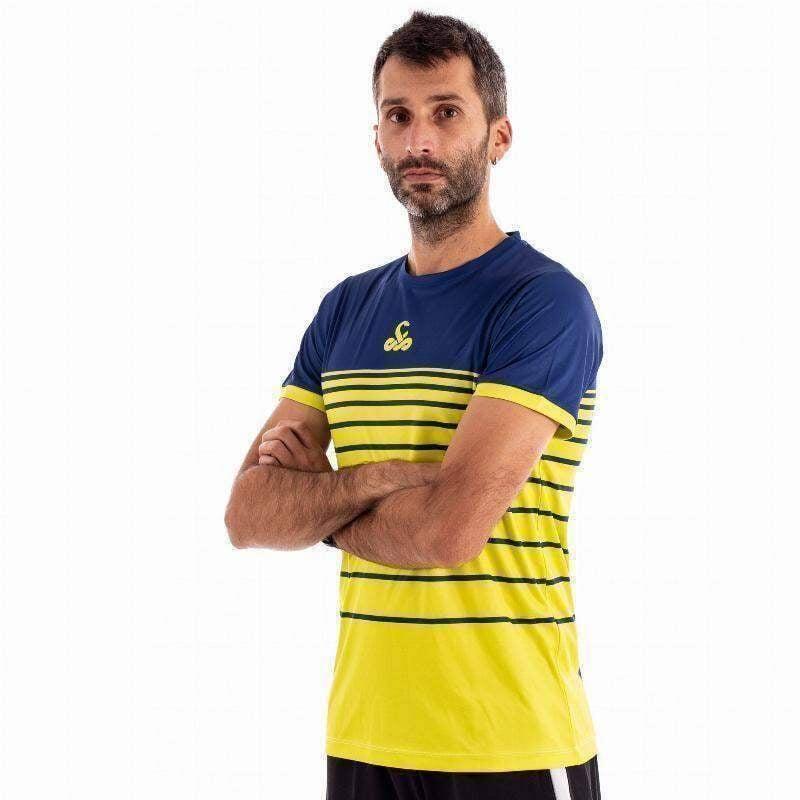 T-shirt Vibor-a Mortal Gialla E Blu 1/5