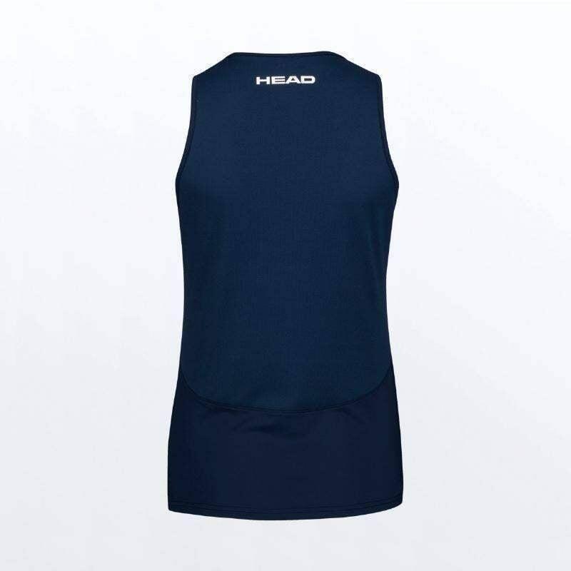 Camiseta Head Performance Azul Oscuro Mujer 2/5