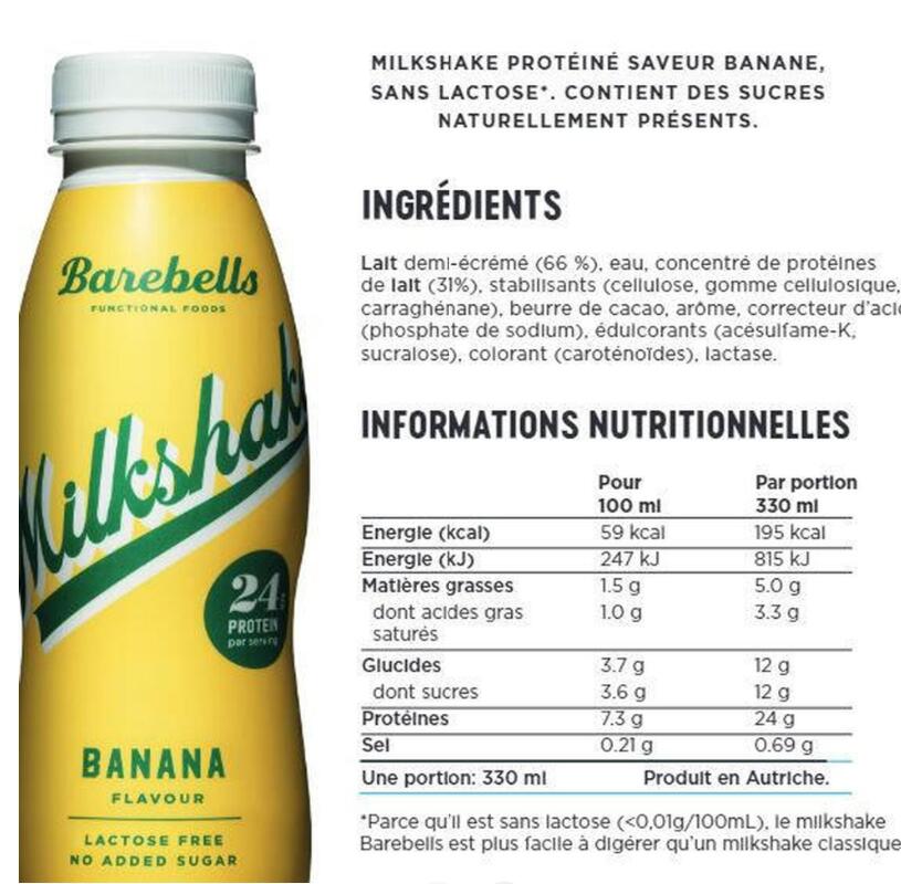 Batidos de Proteínas Sabor Vainilla (8x330ml) Barebells 4/5
