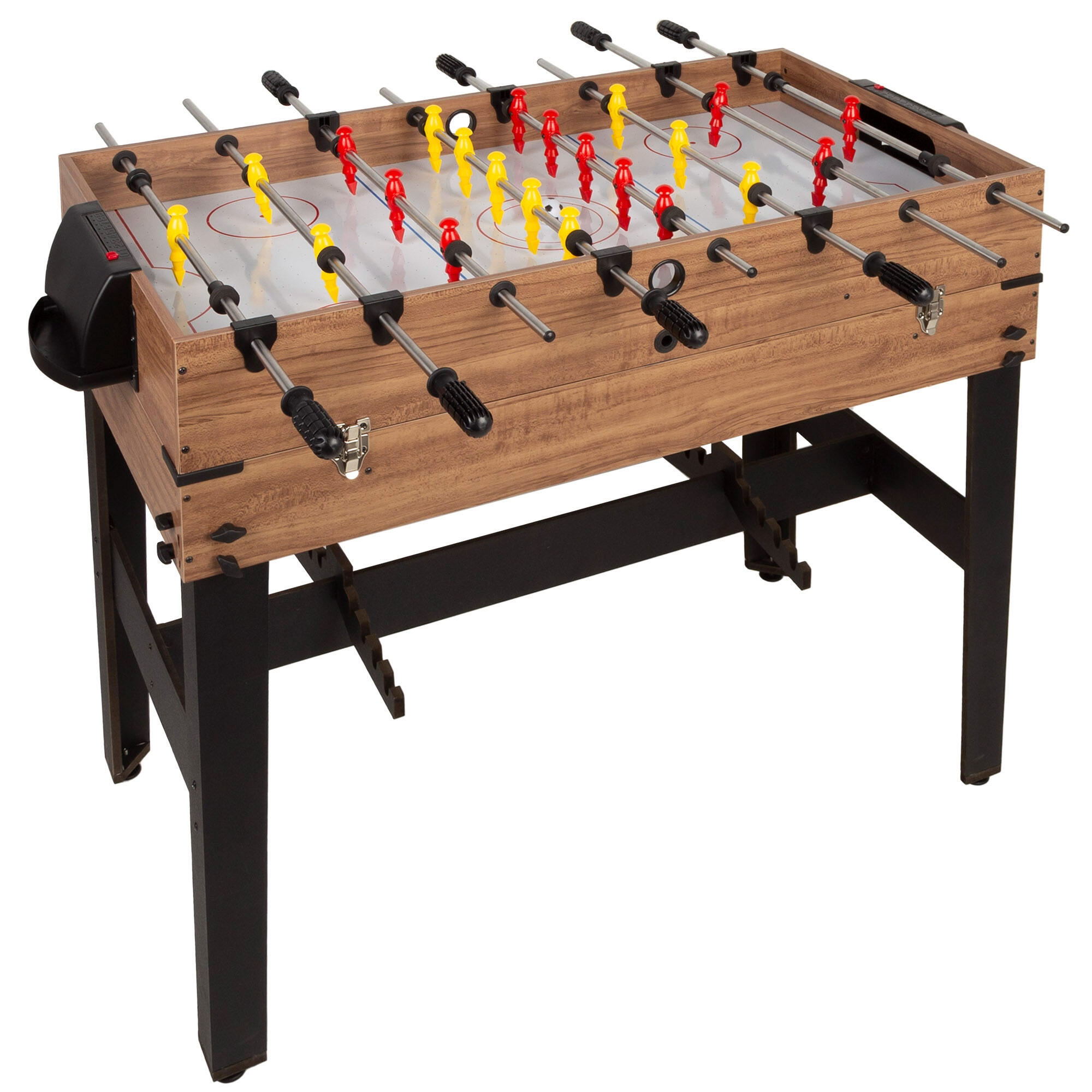 Mesa multijogos 3 em 1 mesa de futebol/billiards/hockey 81x42x60 cm cb games