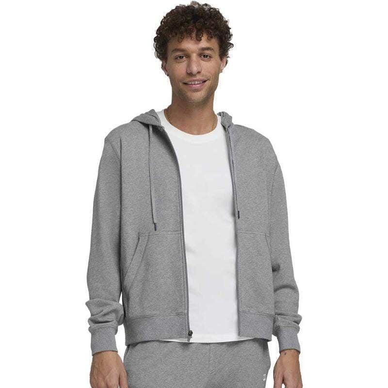 Felpa con cappuccio Team Zip unisex grigia 3/5