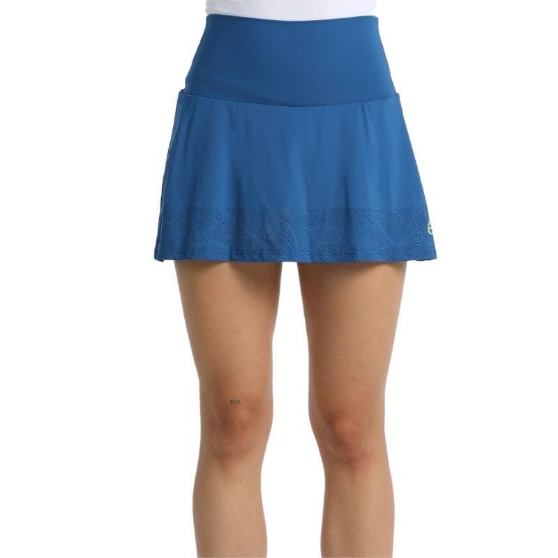 Bullpadel - Jupe Bullpadel Barca Femme - T-shirt Manches Courtes - Bleu - Decathlon