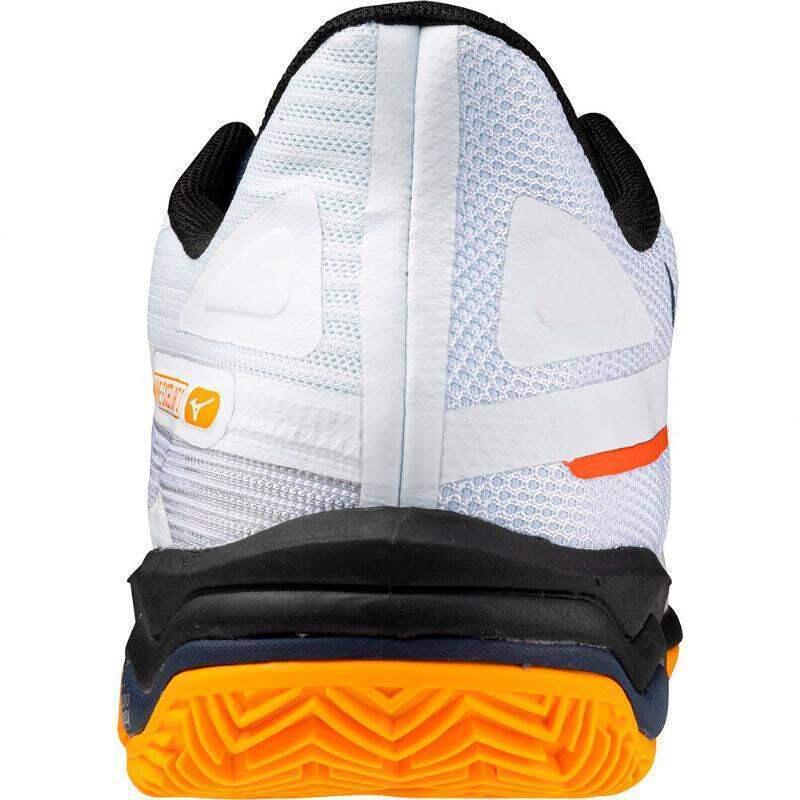 Zapatillas Mizuno Wave Exceed Light 2 Padel Blanco Azul Naranja 2/5