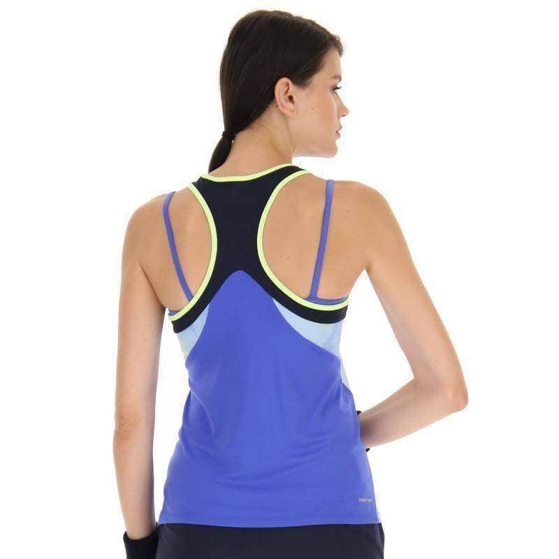 Camiseta Lotto Top Ten III Azul Marino Mujer 3/5