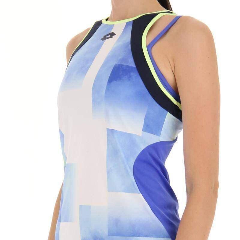 Camiseta Lotto Top Ten III Azul Marino Mujer 2/5
