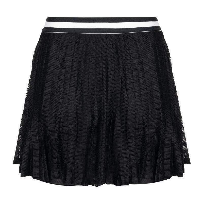 Team pleated skirt women black