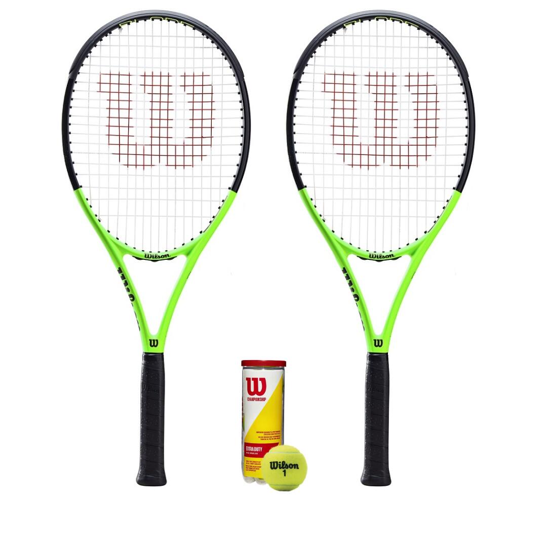 WILSON Wilson Blade Tour XP 103 Tennis Racket Twin Set & Balls