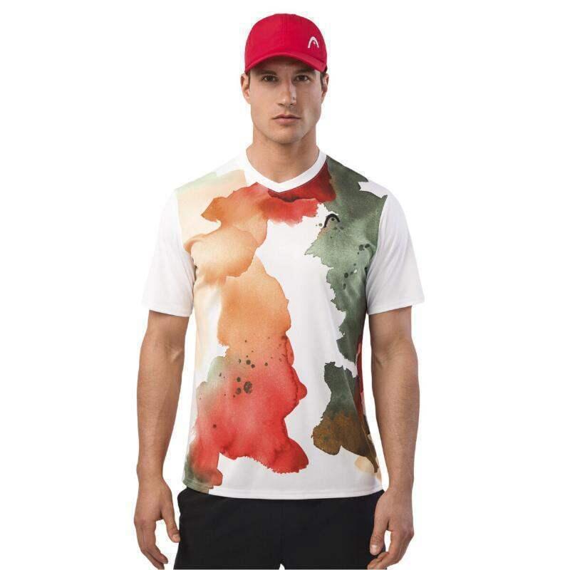 Camiseta Head Tospin Naranja Print 5/7