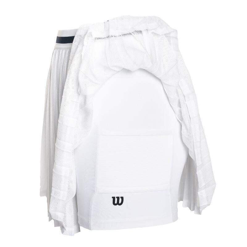 Jupe Plissée Team Femme Blanc 3/5