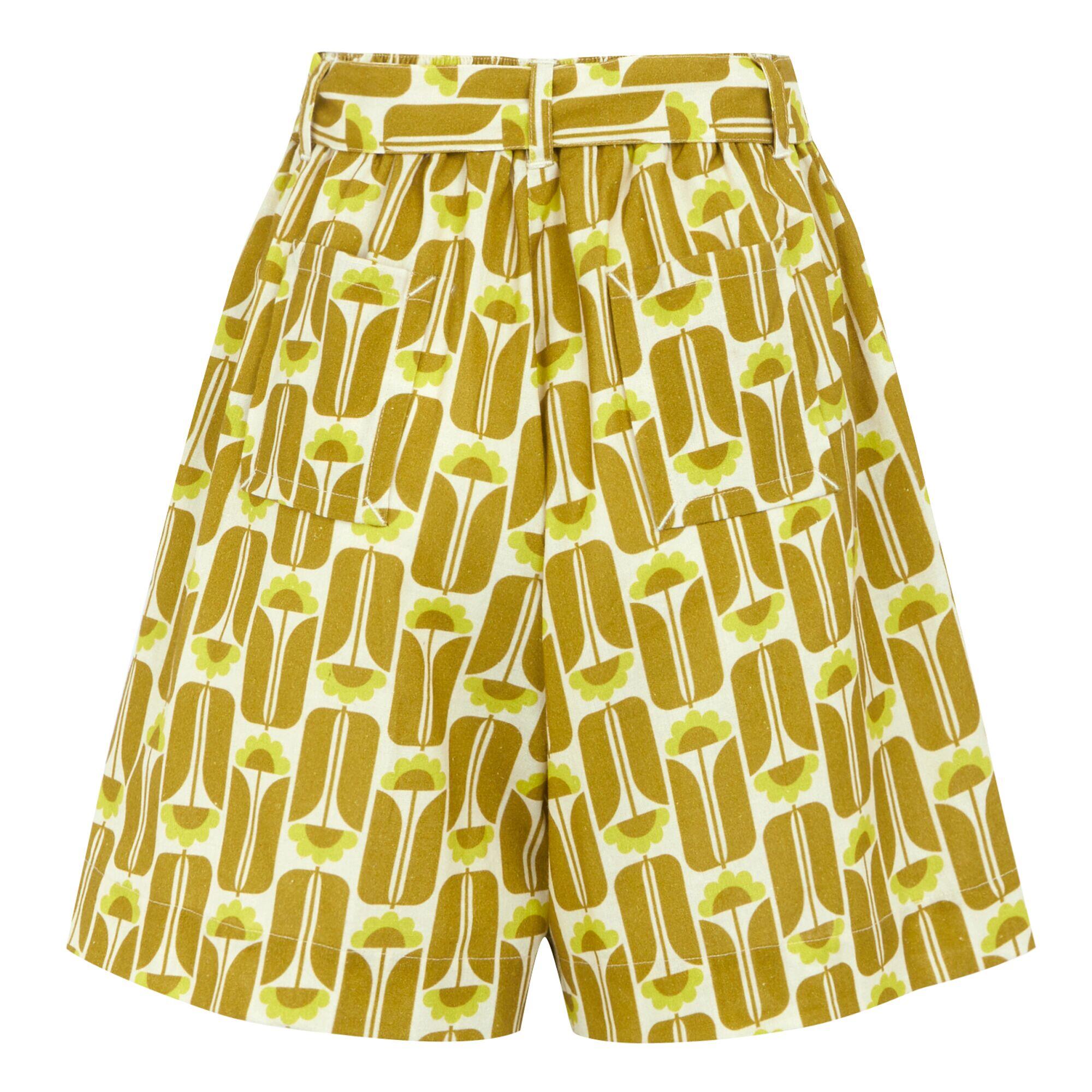 Womens/Ladies Orla Kiely Summer II Tall Flowers Shorts (Yellow) 2/5