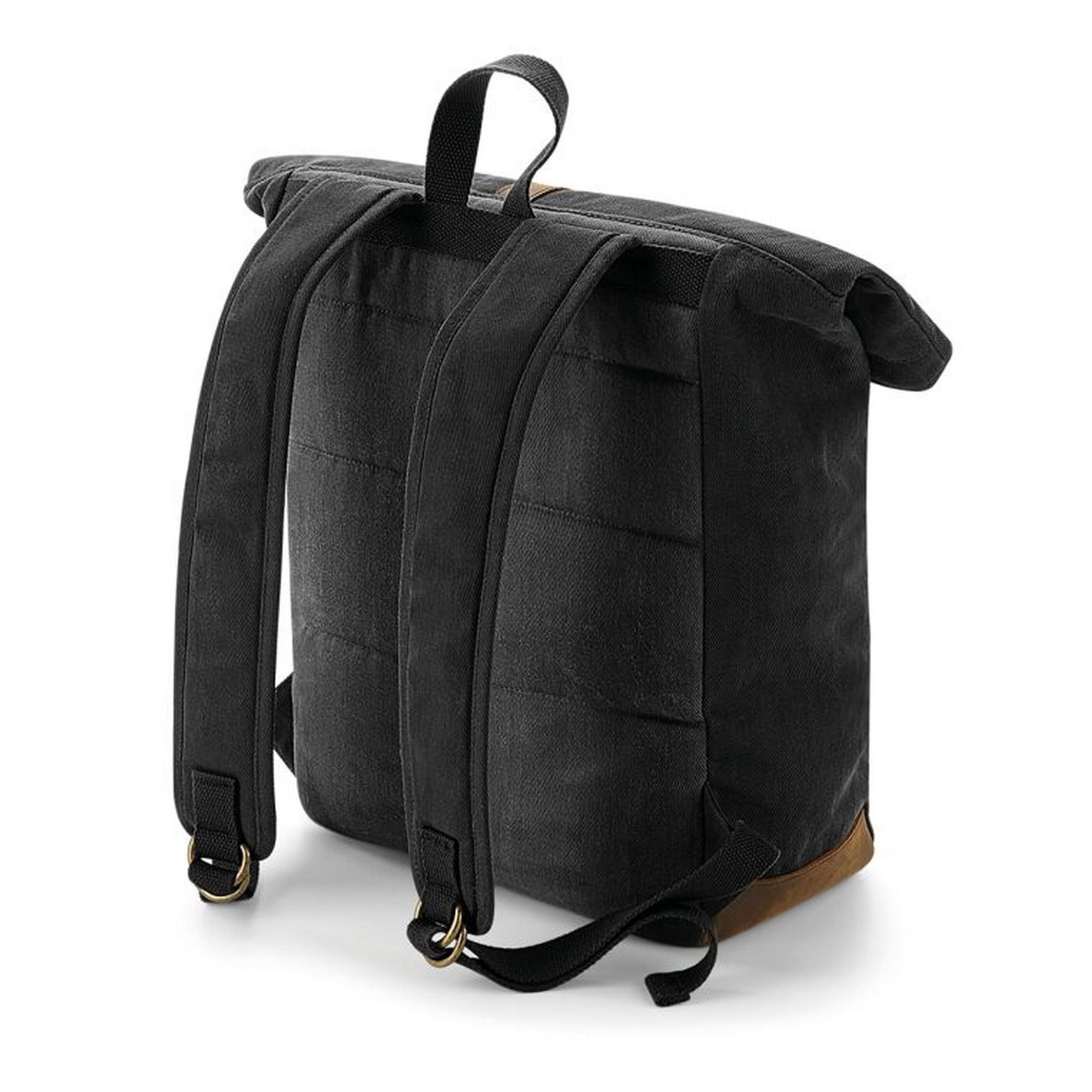 Mochila Heritage de Detalle en Cuero Negro 2/2