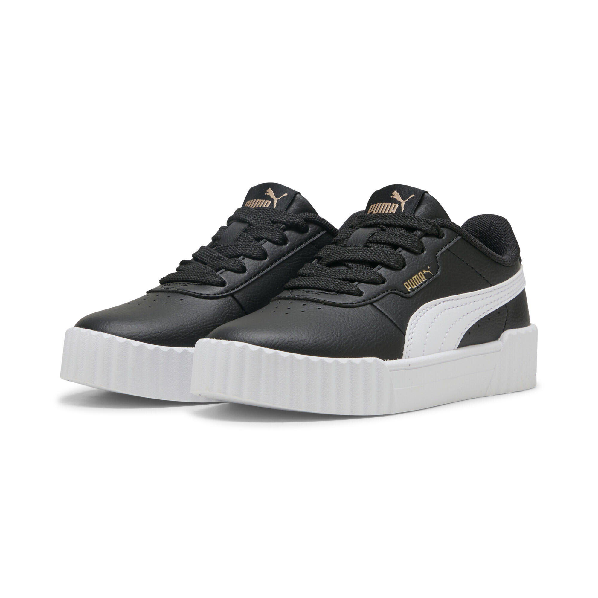 Puma - Sneakers Carina 3.0 Enfant Puma - Baskets - Blanc|jaune|noir - 29 - Decathlon