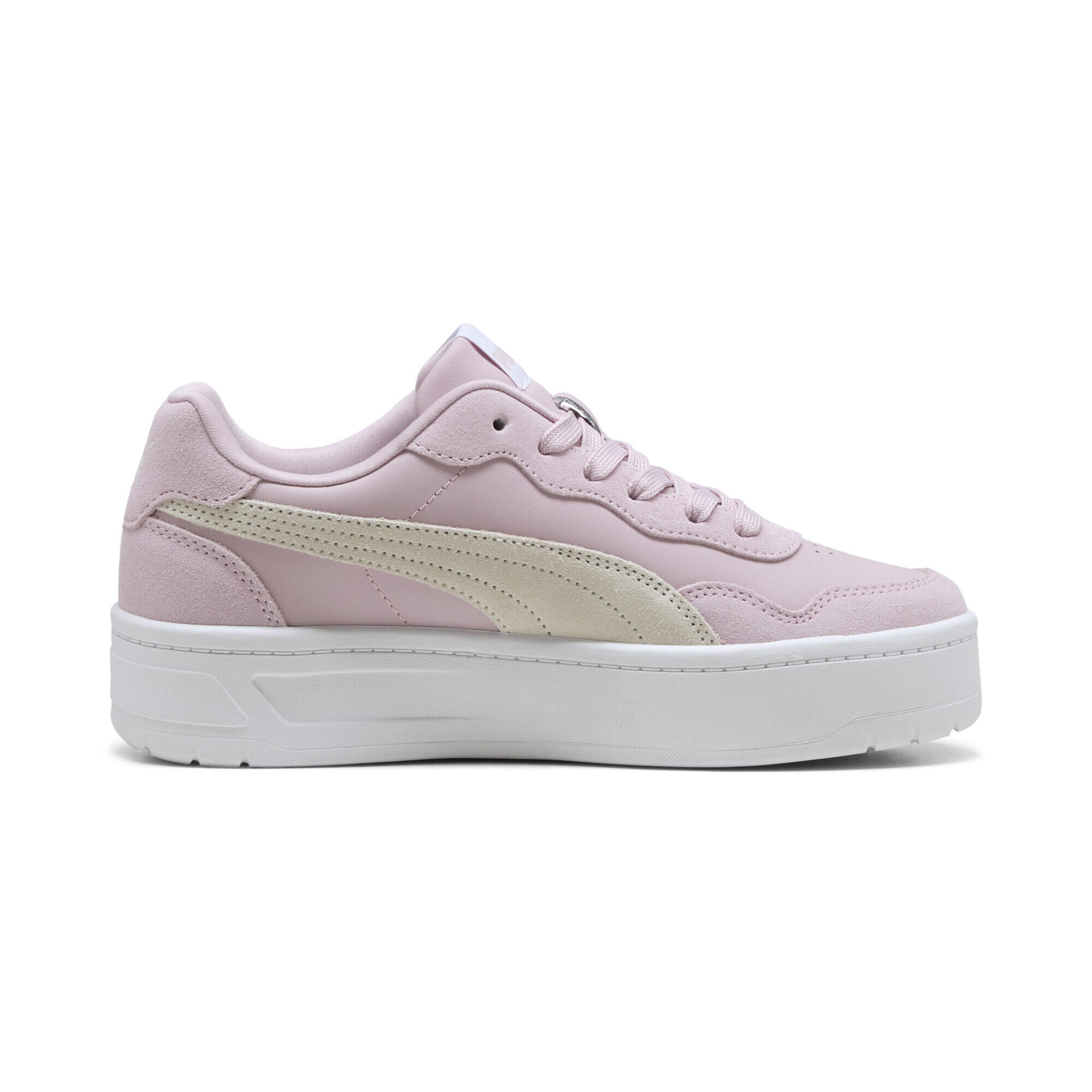 Court Lally Skye Suede sneakers voor dames PUMA Rose Mauve White Pink 7/7