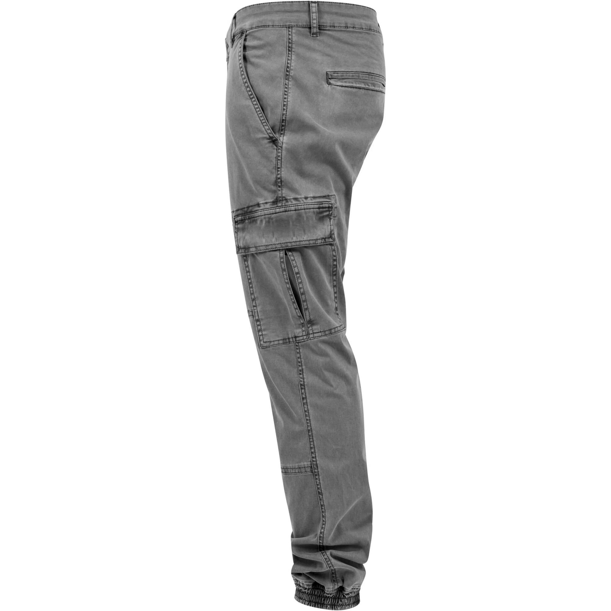 Pantaloni Cargo Lavato Uomo Urban Classics Grigio 3/3