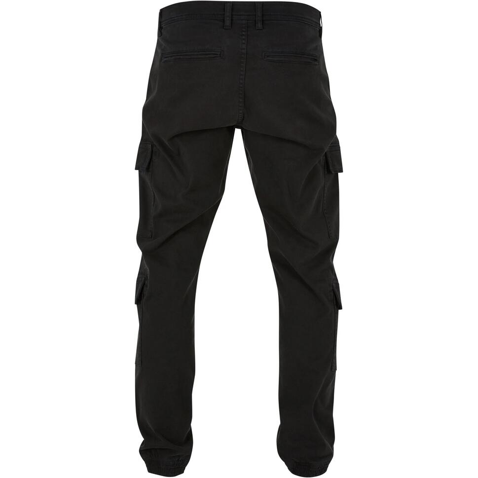 Męskie Spodnie Joggingowe Twill Z Podwójną Kieszenią
