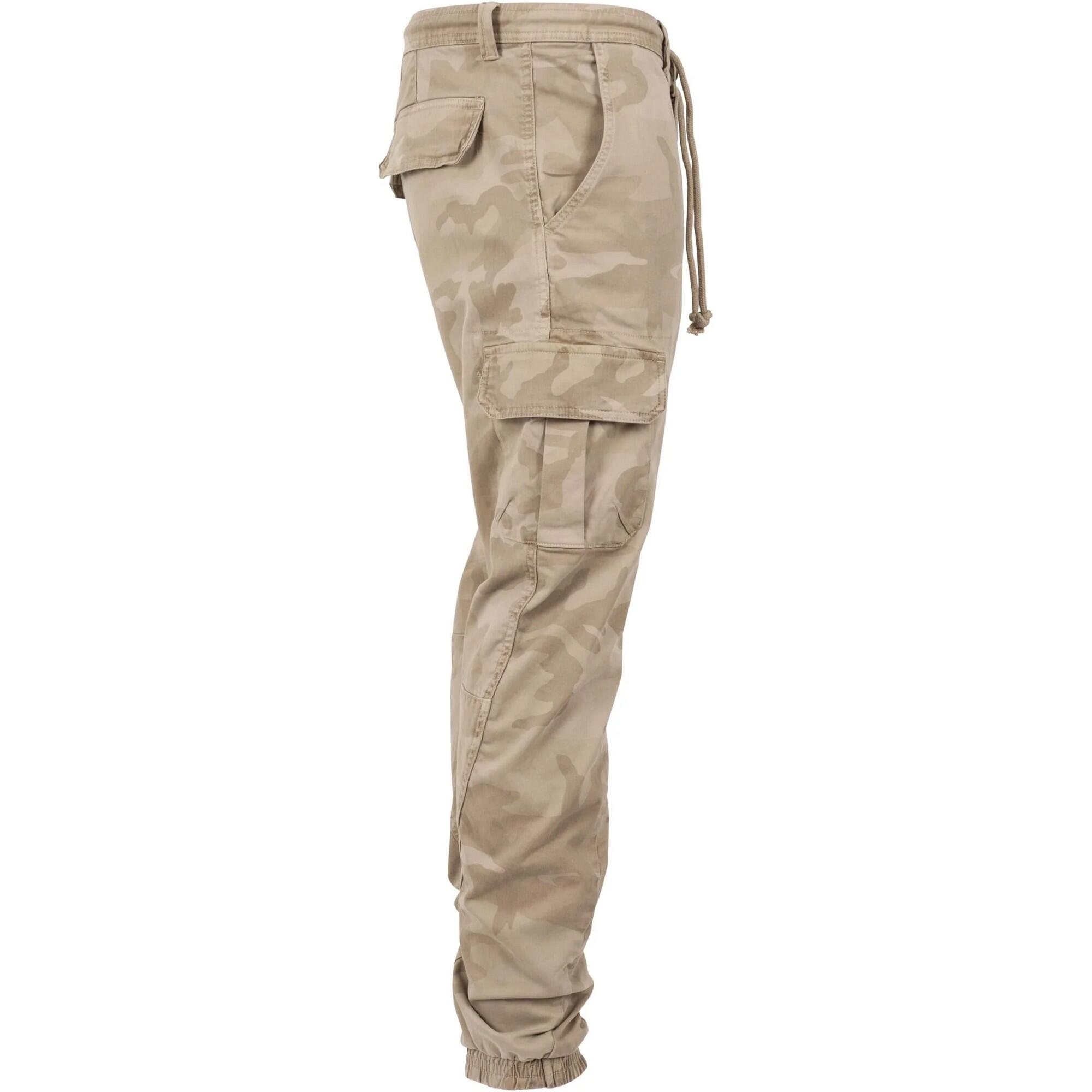 Pantaloni Jogging Cargo Camo Uomo Urban Classics Sabbia Mimetica 4/4