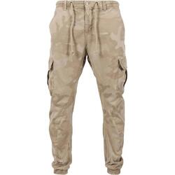 Pantalon De Jogging À Poches Homme (Beige Camouflage)