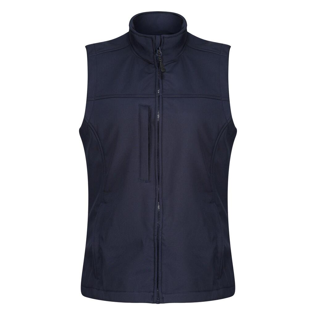 Womens/Ladies Flux Softshell Gilet (Navy/Navy)