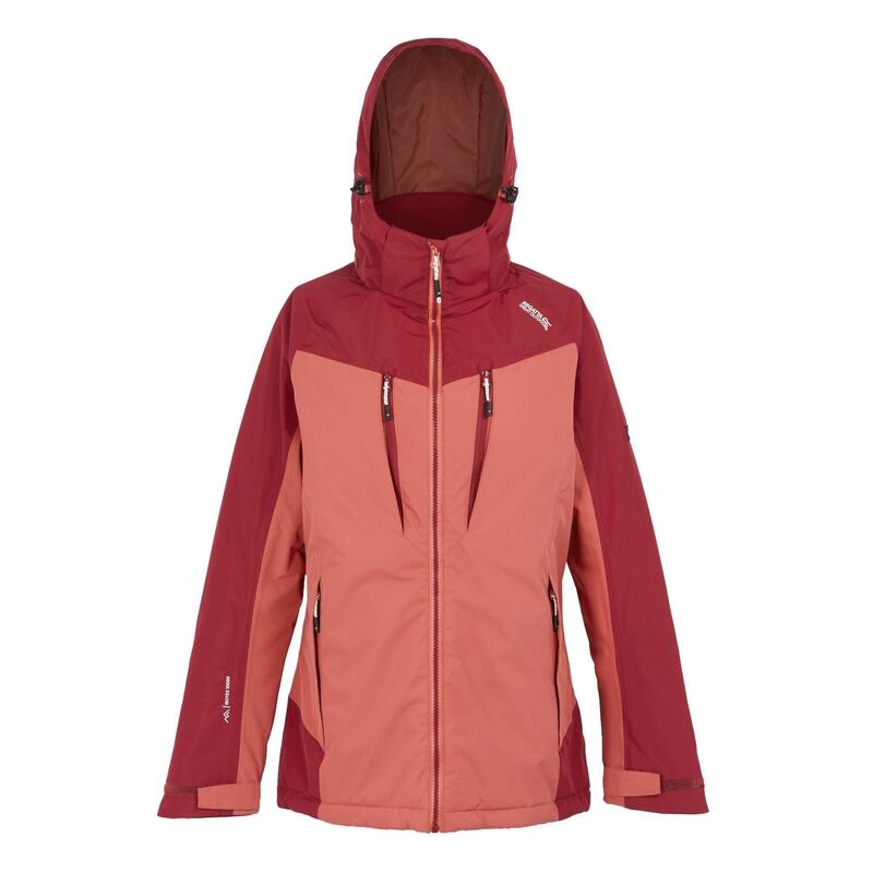 Veste Imperméable CALDERDALE Femme (Rouge Clair / Rouge Foncé)