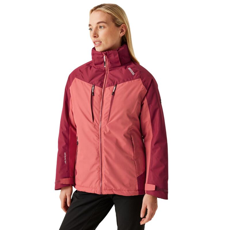 Veste Imperméable CALDERDALE Femme (Rouge Clair / Rouge Foncé)