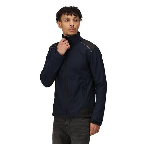 Sandstorm Giaccone Softshell Da Lavoro Uomo Regatta Blu Navy/Nero