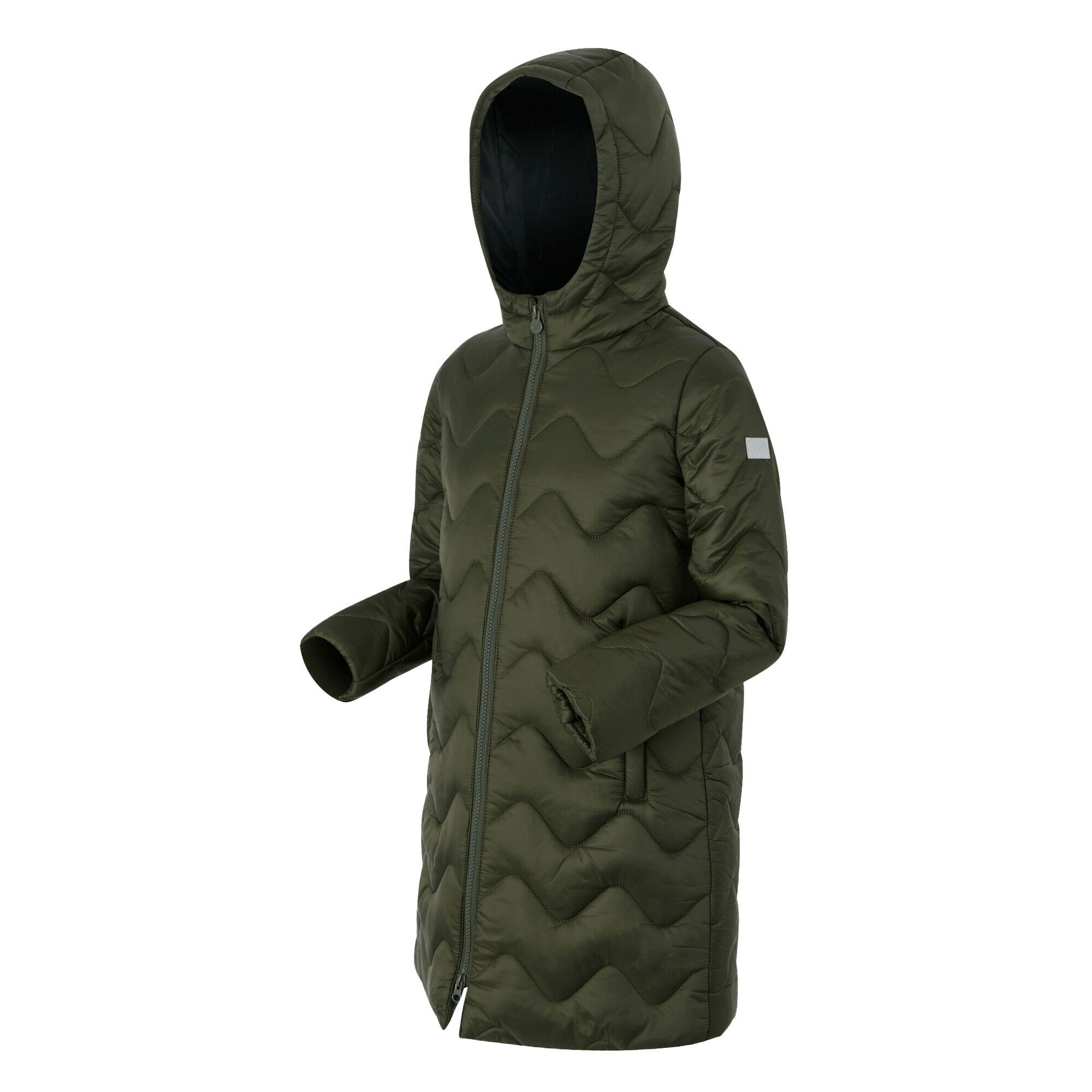 Cambrie Giacca Trapuntato Bambini Regatta Cachi Scuro Nero 3/5