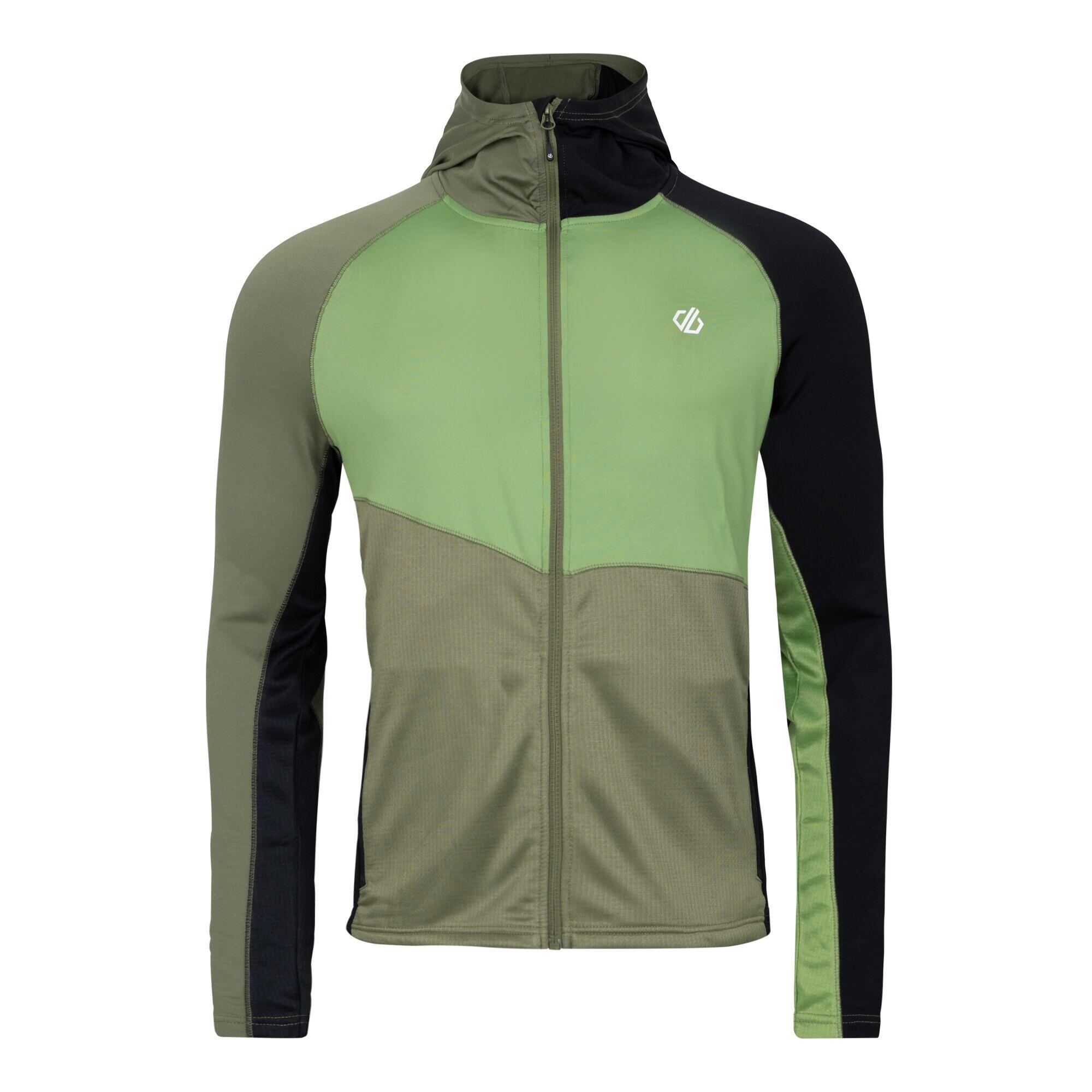DARE 2B Mens Assimilate II Core Stretch Midlayer (Olivine Green/Black)