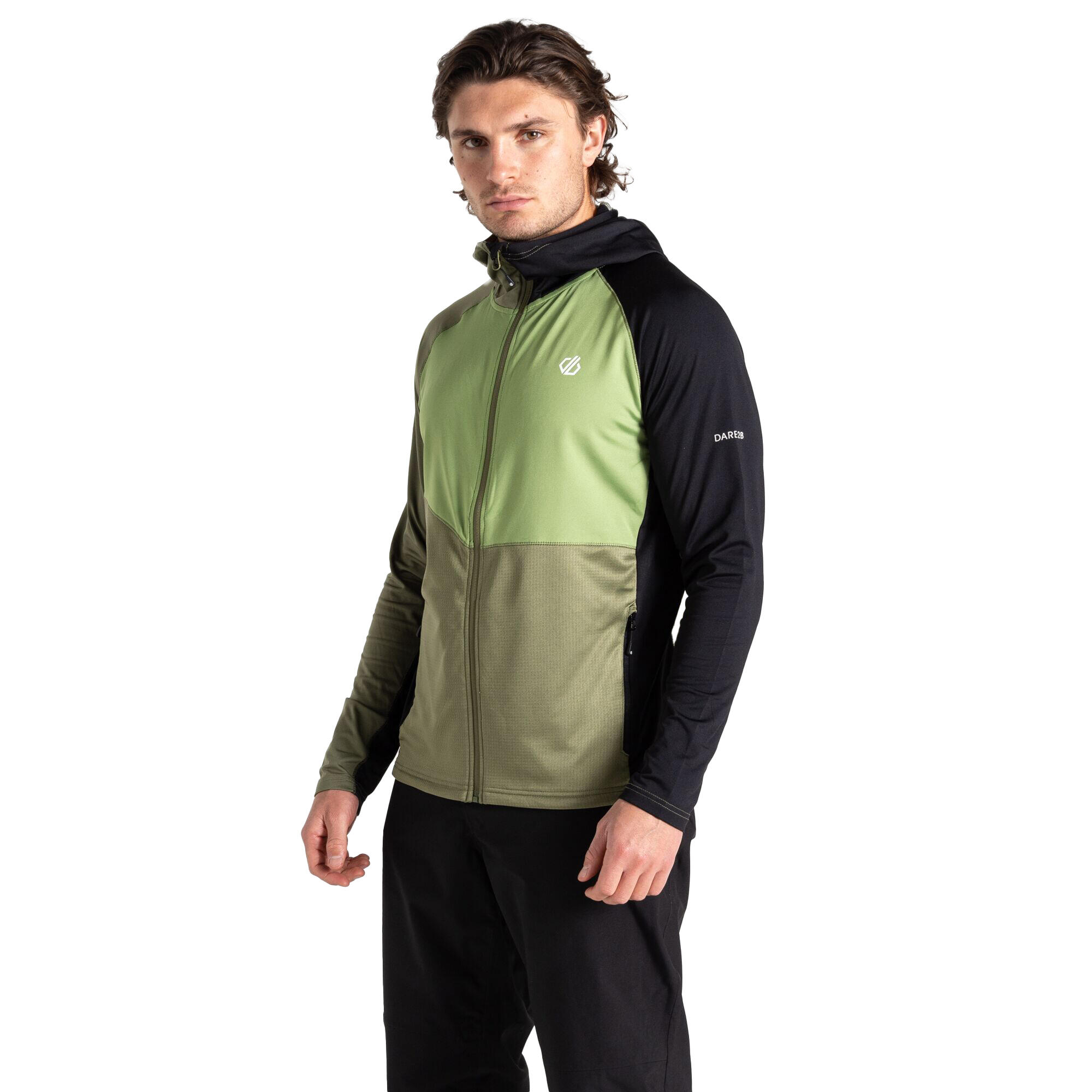 Midlayer Uomo Dare 2B Assimilate II Verde Olivina Nero 4/5