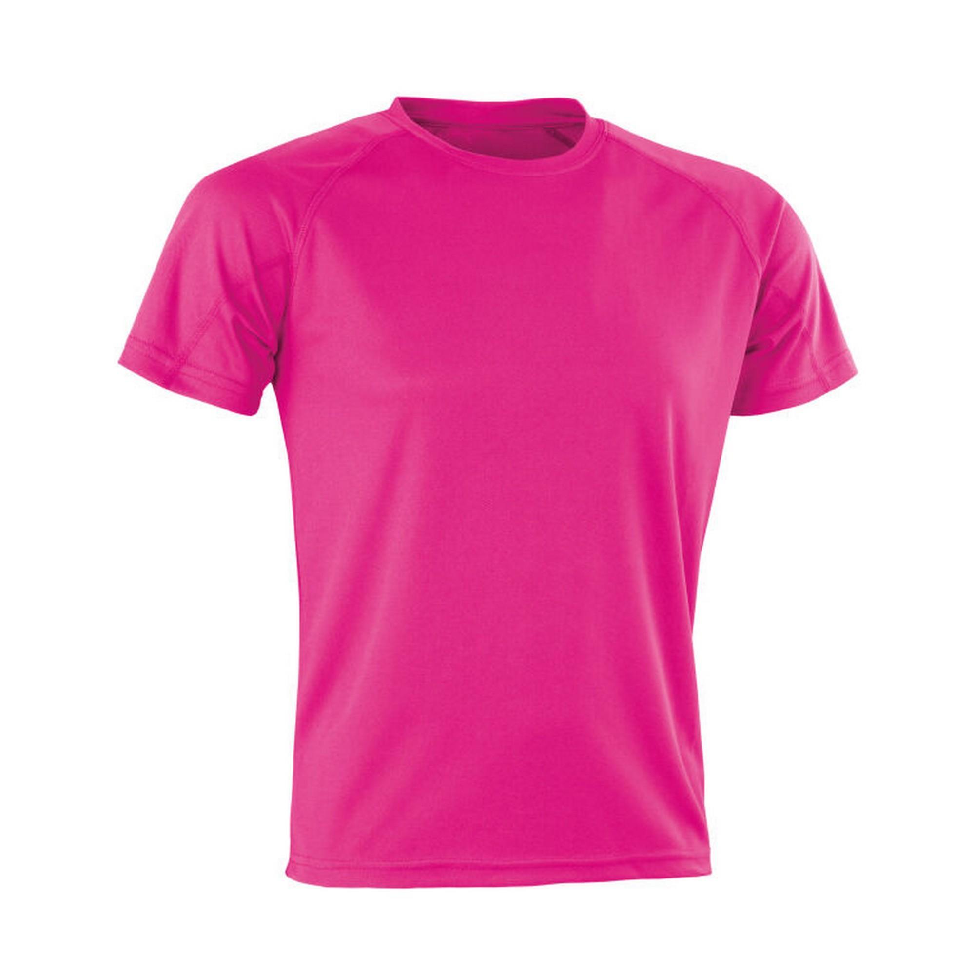 SPIRO Heren Impact Aircool Tshirt (Superroze)
