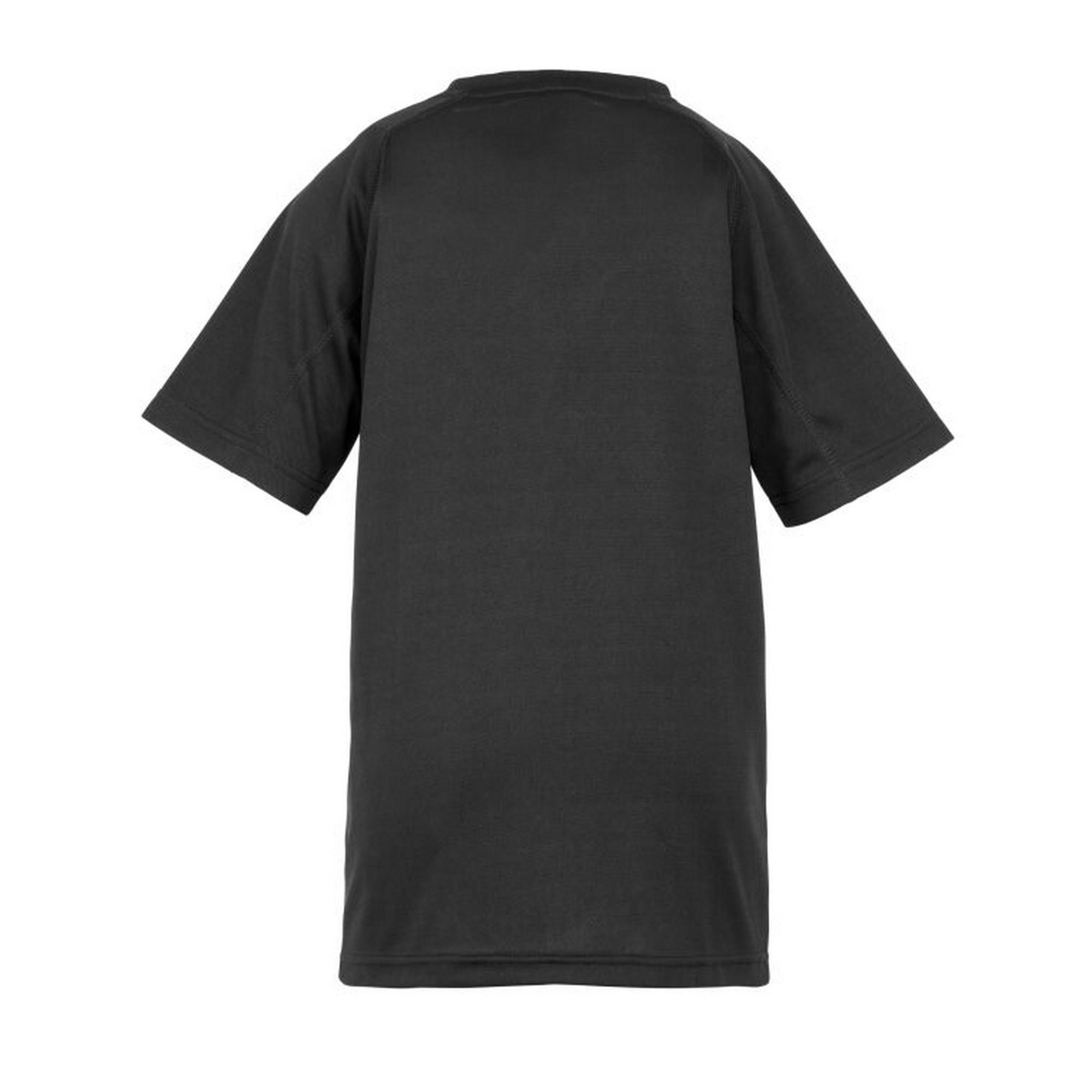 Camiseta Performance Aircool para Niños/Niñas Negro 2/2