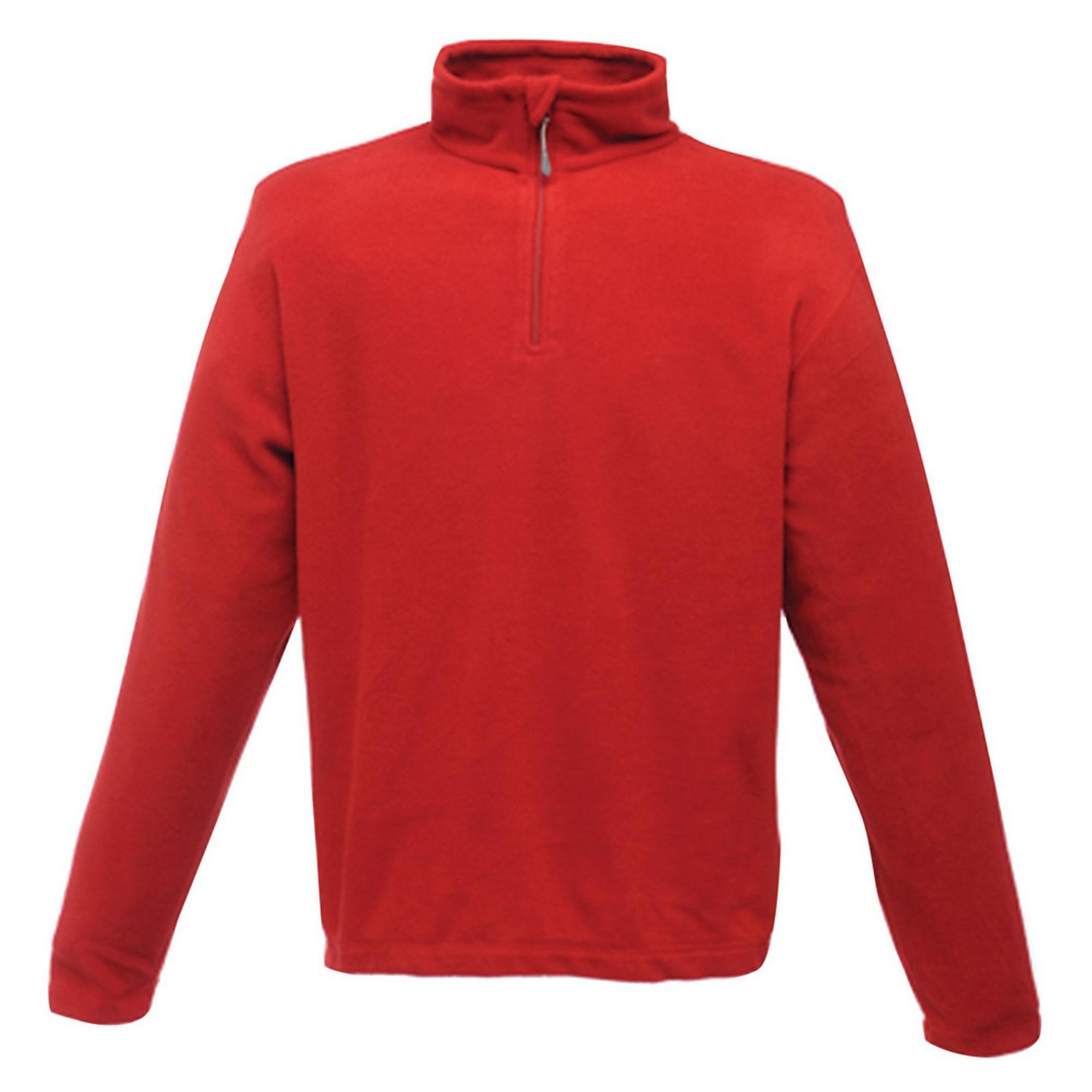 Regatta - Mens Micro Zip Neck Fleece Top (170 Gsm) (rouge) - Sweat-shirt - Rouge - S - Decathlon