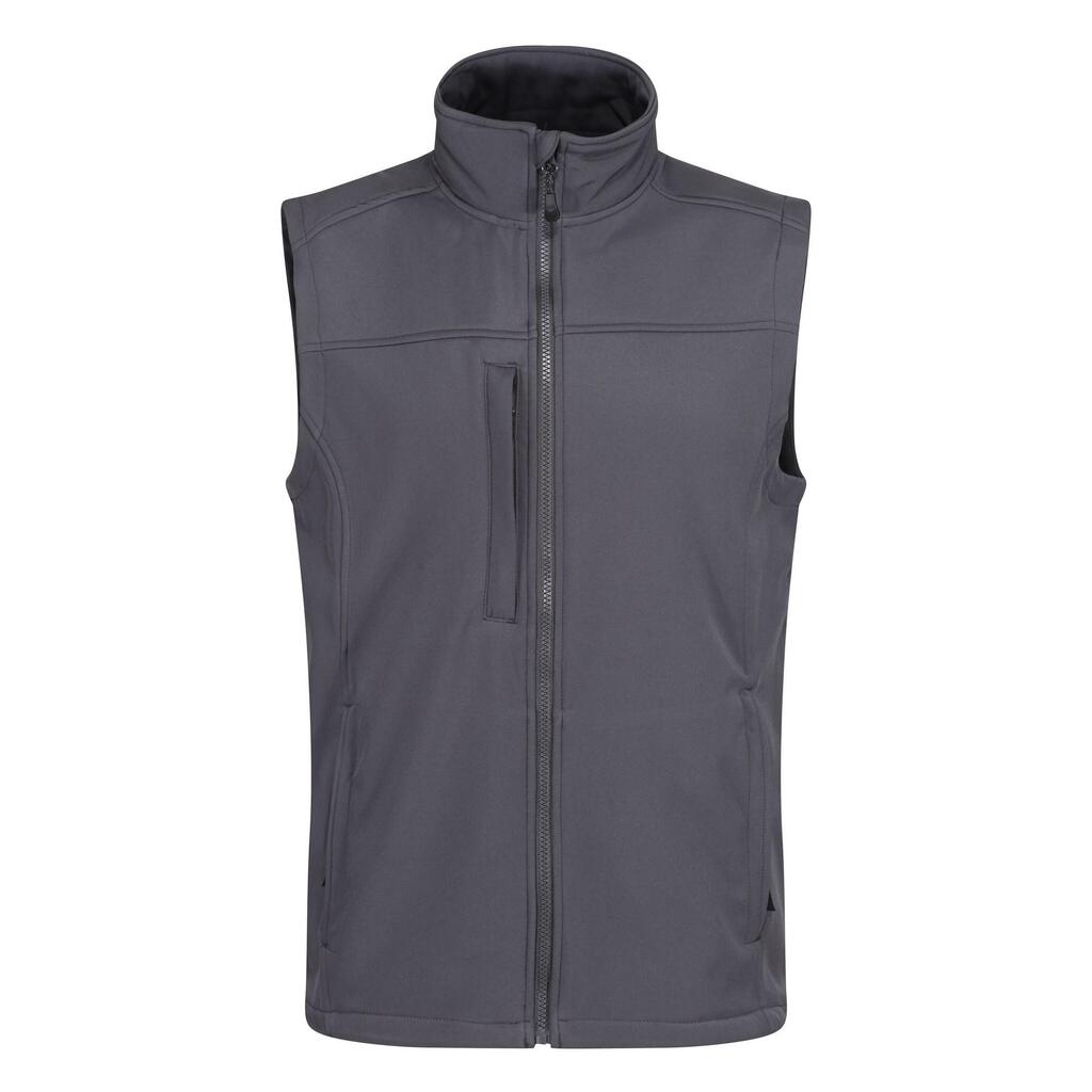 Mens Flux Softshell Body Warmer (Seal Grey/Seal Grey)