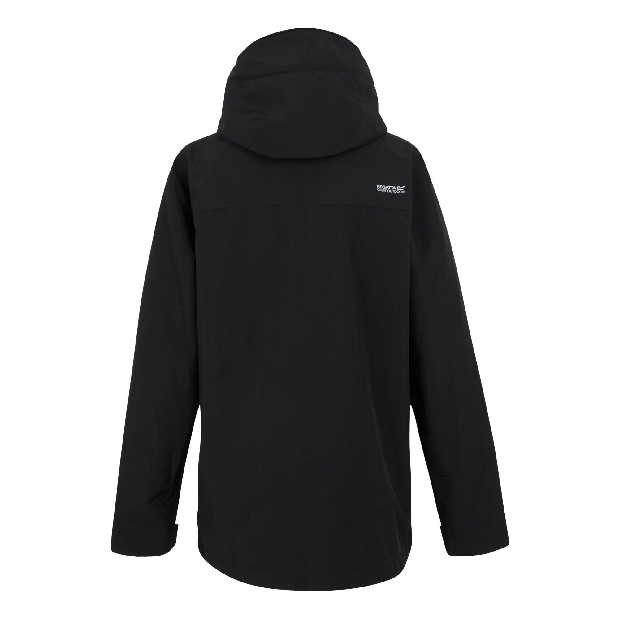 Womens/Ladies Coriver 3 in 1 Waterproof Jacket (Black/Black) 2/5