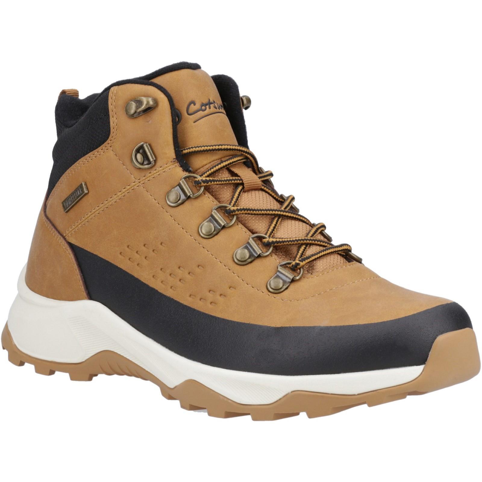 COTSWOLD Mens Ryeford Suede Hiking Boots (Tan)